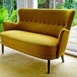 Customized single sofa with premium fabric and modern design — Sofa Curtain project