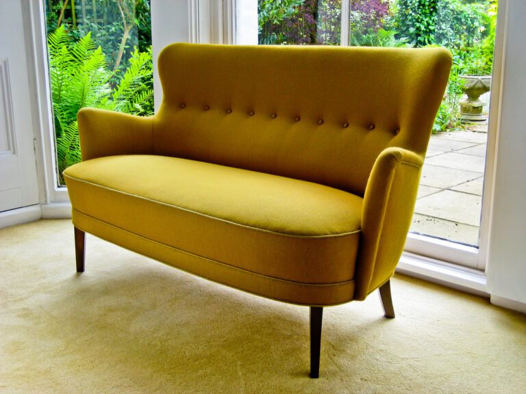 Customized single sofa with premium fabric and modern design — Sofa Curtain project